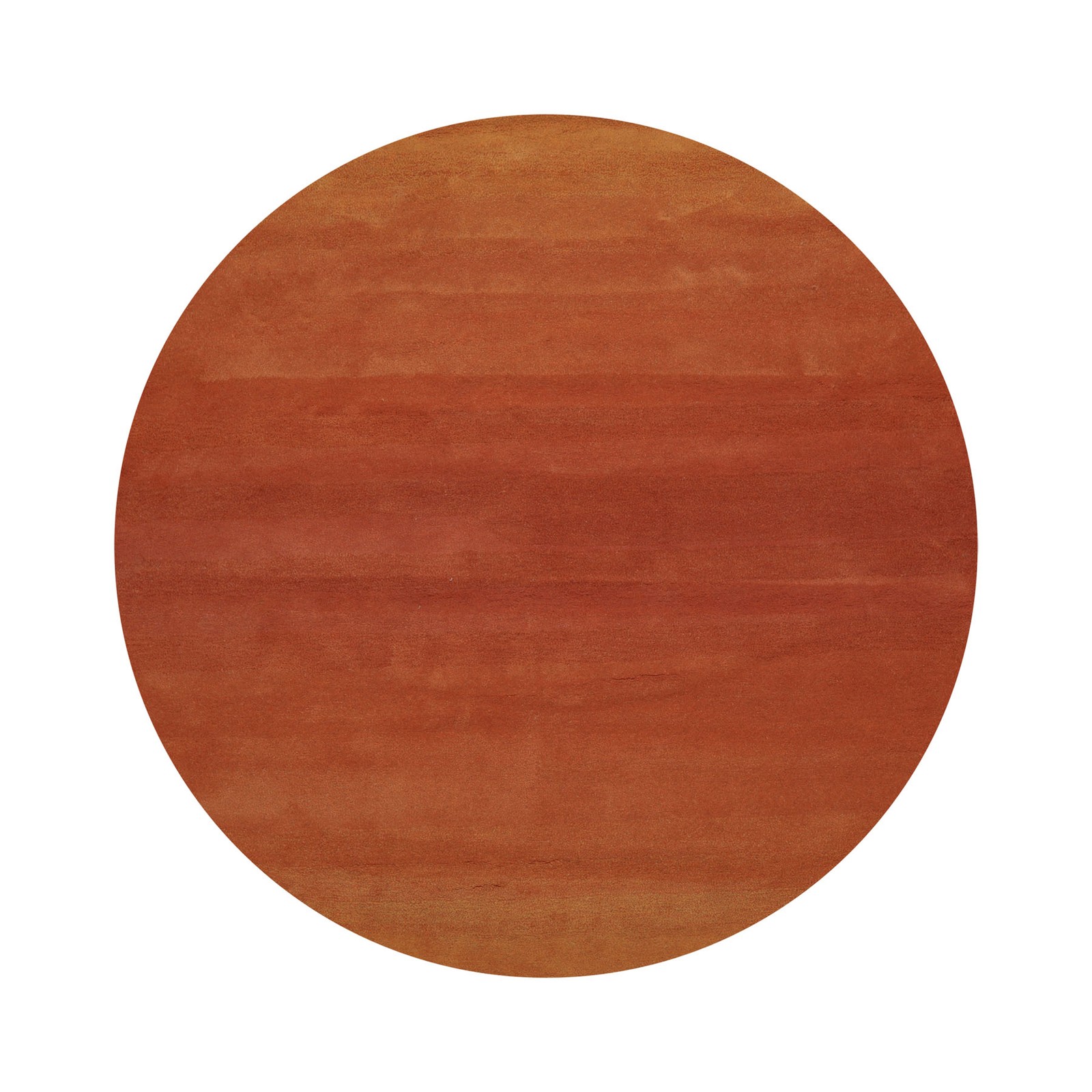 Multi Size Brunt Orange Ombre Wool Hand Tufted Contemporary Area Rug