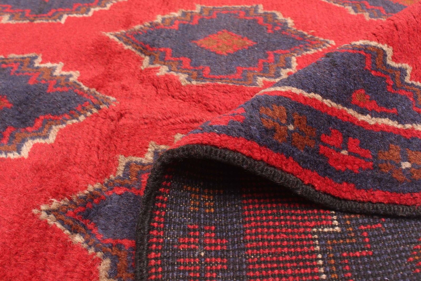 Vintage Hand-Knotted Area Rug 3’4″ x 5’10” Traditional Oriental Wool Carpet
