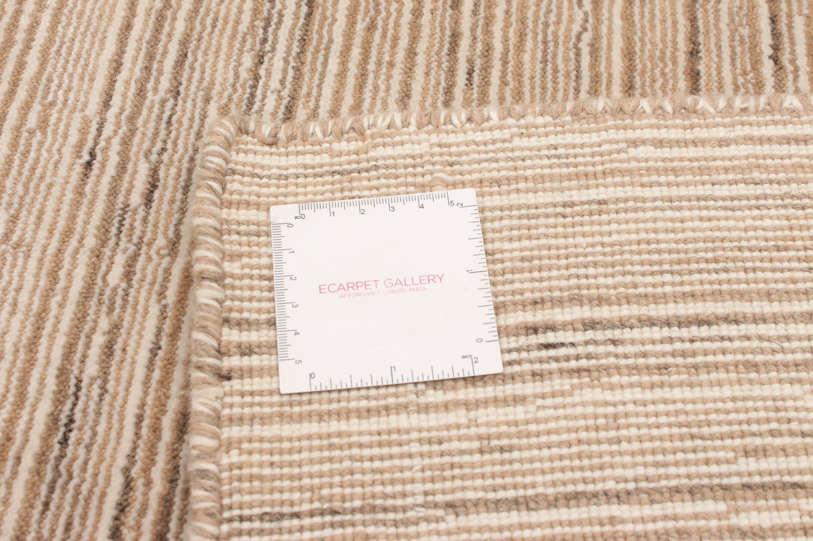Traditional Tan Hand loomed Oriental Carpet 4’1″ x 5’5″ Area Rug