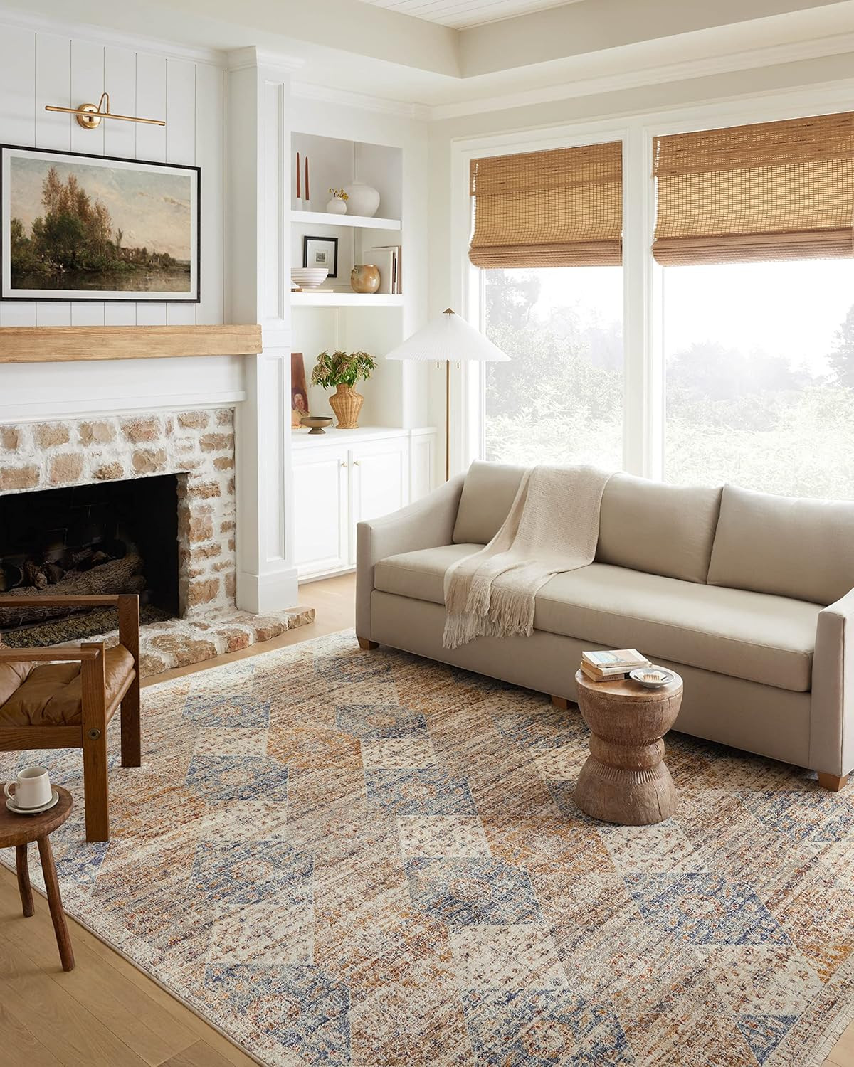 Loloi Sorrento SOR-02 Ivory/Multi 7’10” x 10’2″ Area Rug for Stylish Spaces