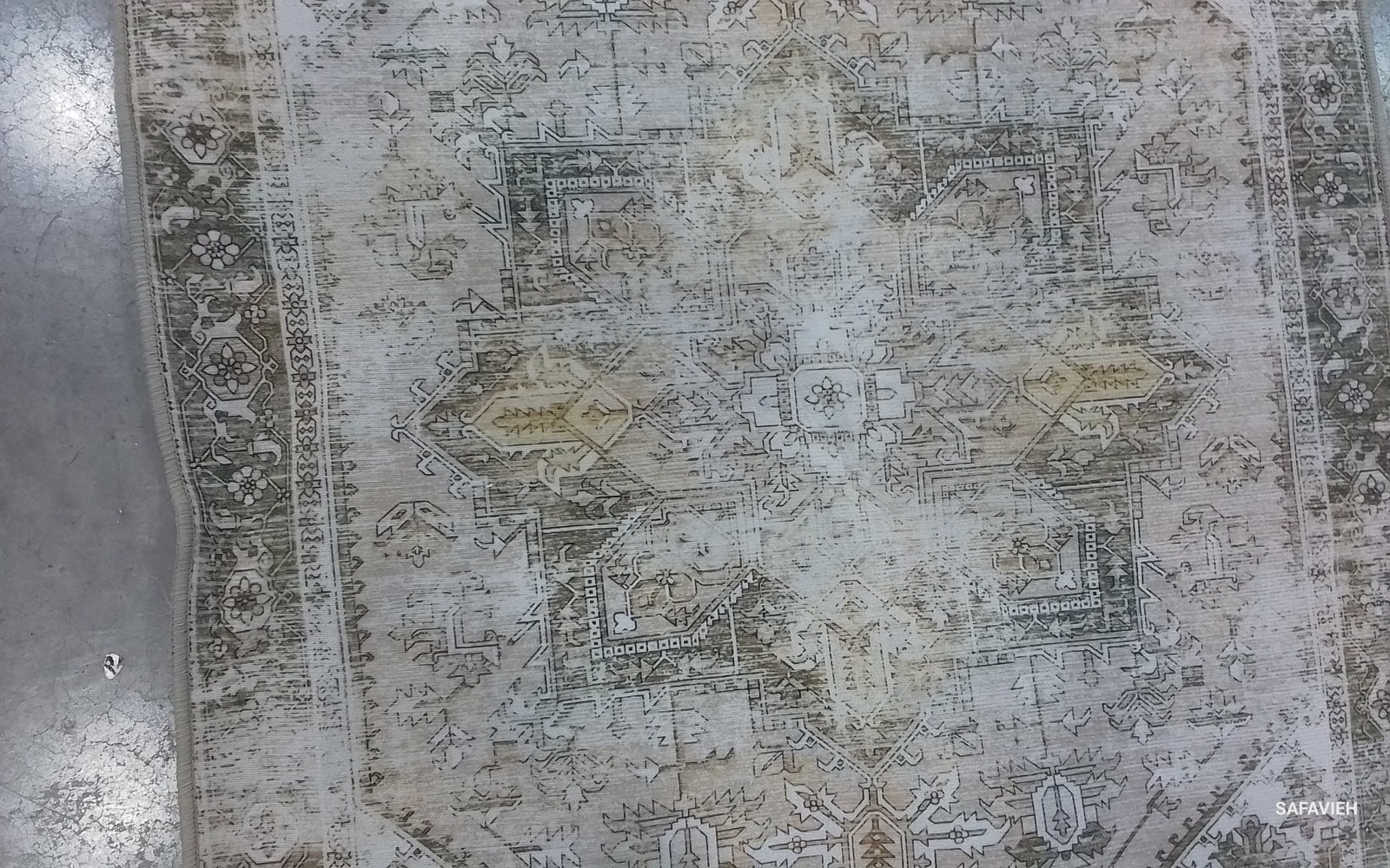 BEIGE GREY 2′-6″ x 22′-0″ Broken Thread Rug Reduced Price 1172786703 TSN102B-222