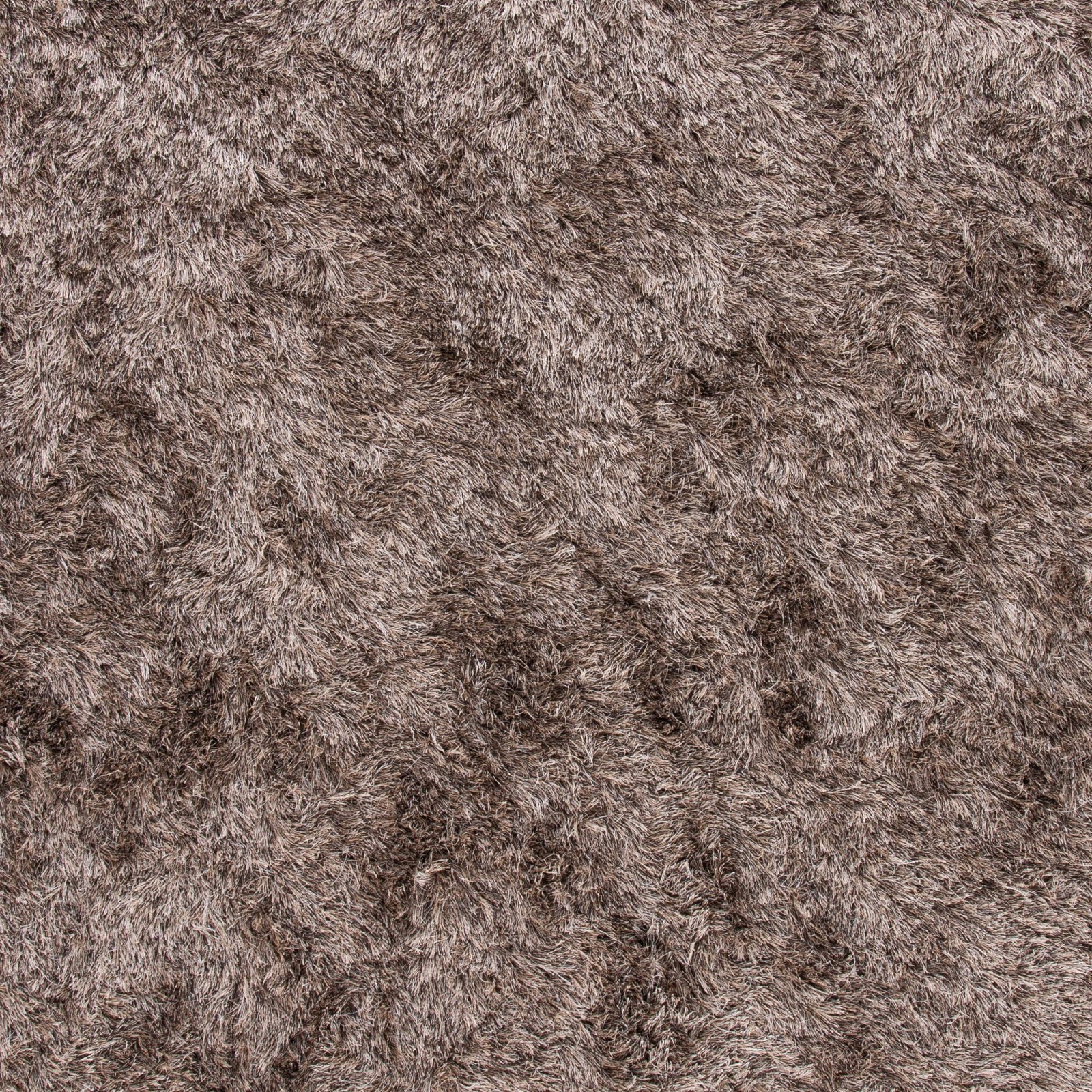 Safavieh Paris Shag Collection Area Rug – 5 Round Sable Brown Handmade Soft