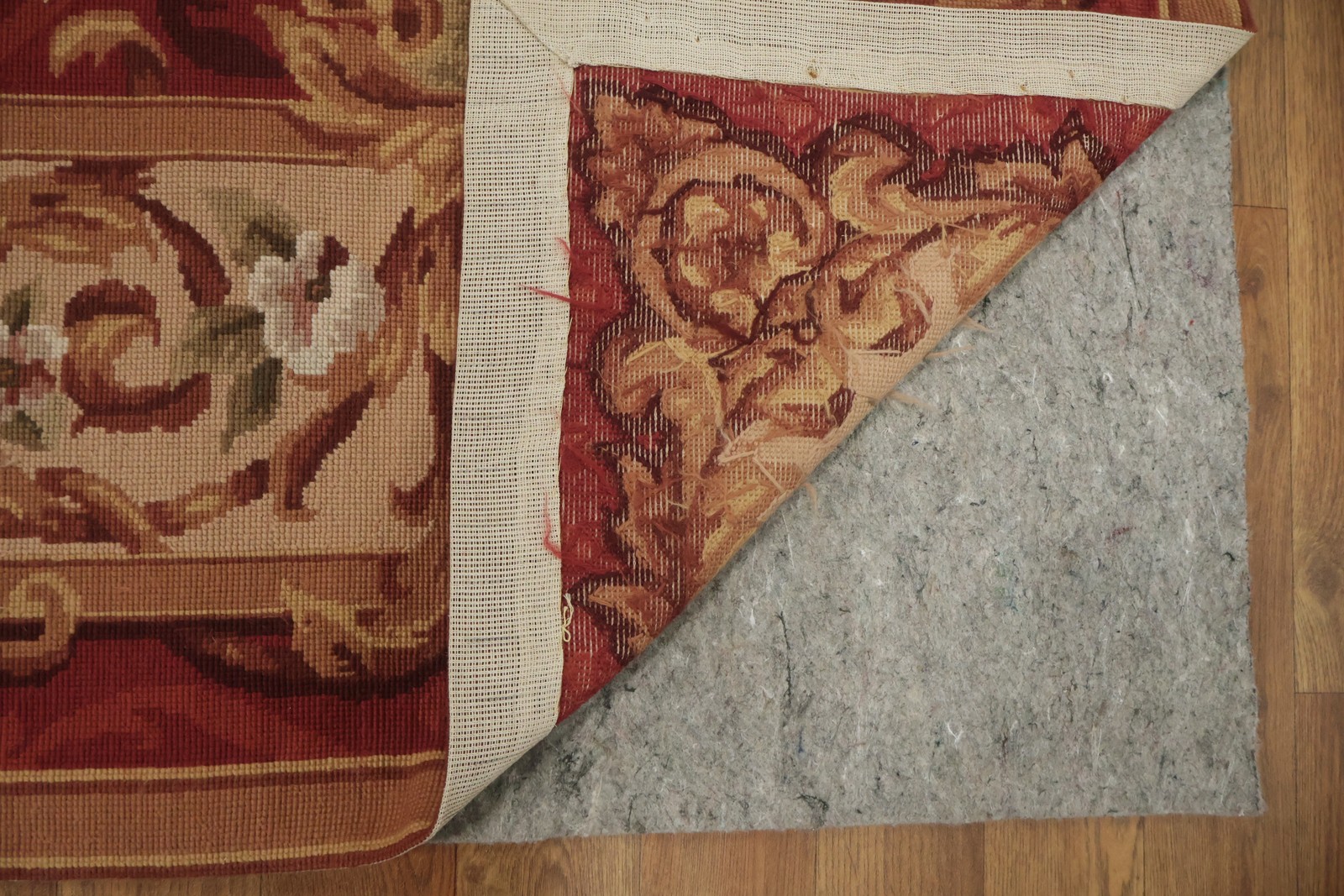 French Style Tapestry Aubusson Rug 6×9 Needle-Point Wool Floral Pattern Chinese