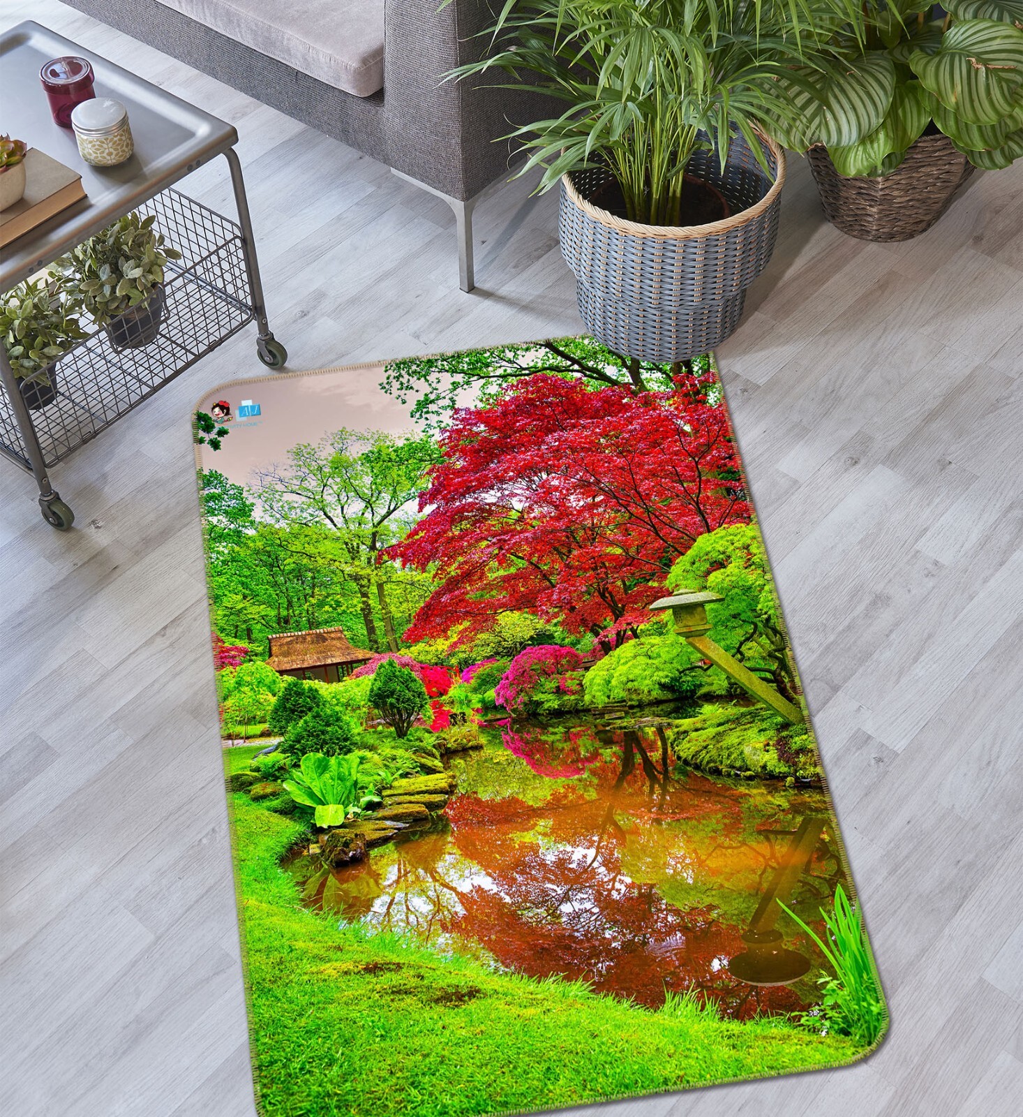 3D Forest Scenery K14119 Non Slip Rug Mat Elegant Photo Carpet Panda 2023