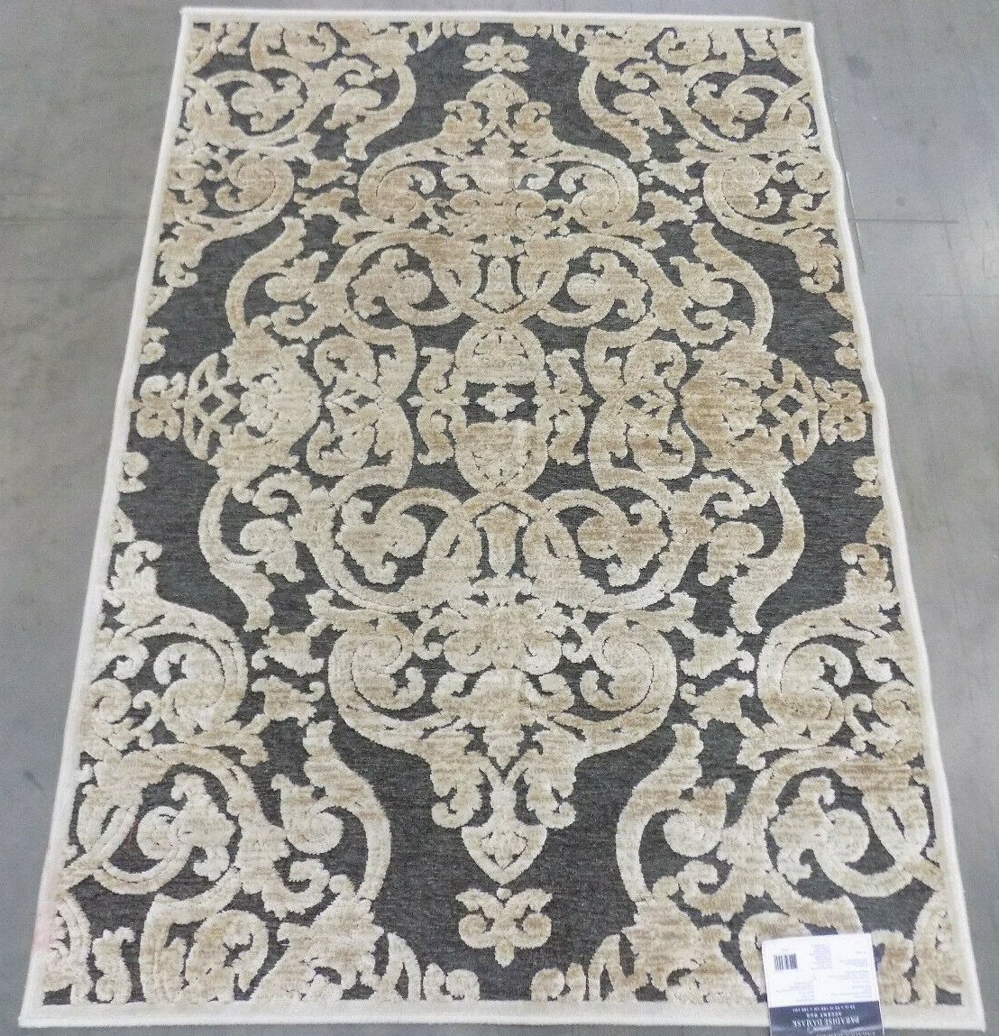 STONE / ANTHRA 3′-3″ X 4′-7″ Stained Rug Reduced Price 1172578702 PARB348-3430-3
