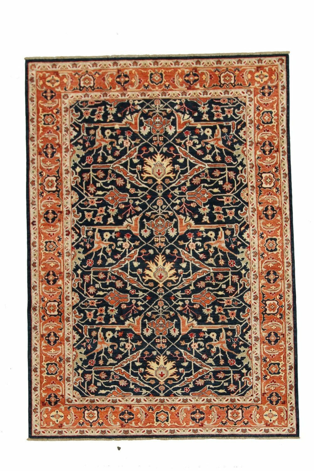 Genuine 6’2″ x 8’9″ Pakistan Peshawar Area Rug Carpet