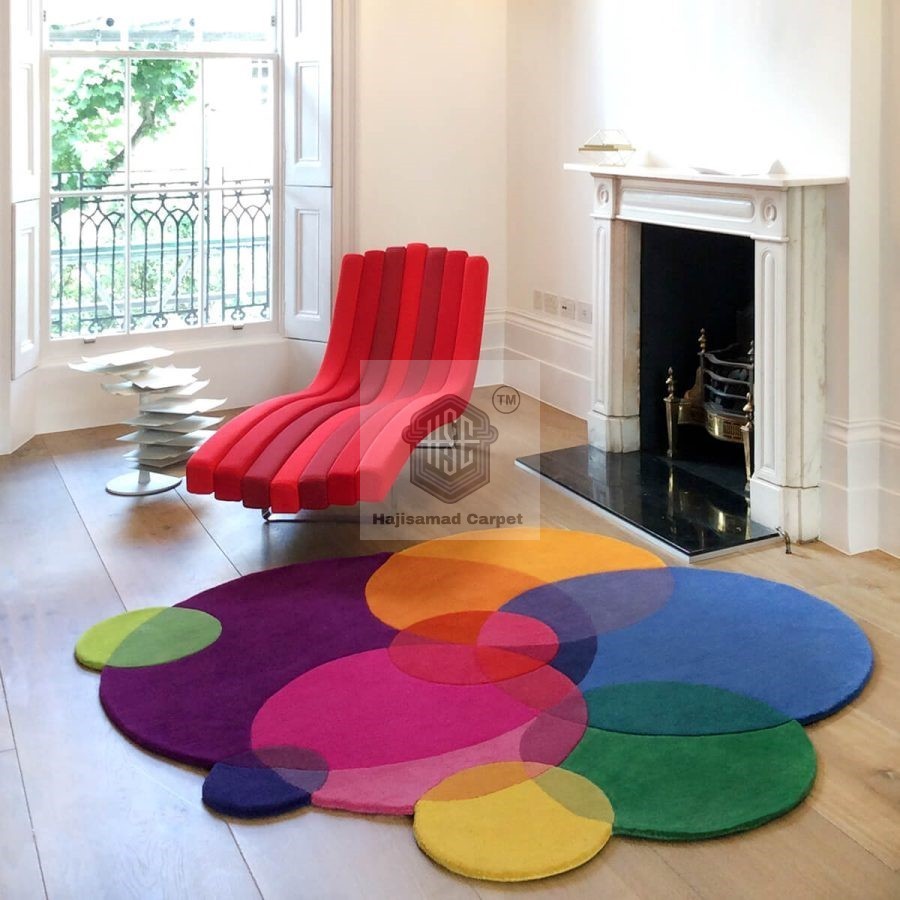 Bubbles Handmade-tufted Rug..