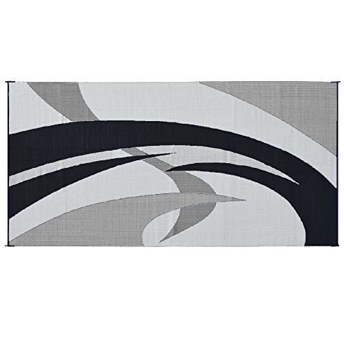 Stylish Camping 159181 9-Feet By 18-Feet Reversible Mat, Plastic Straw