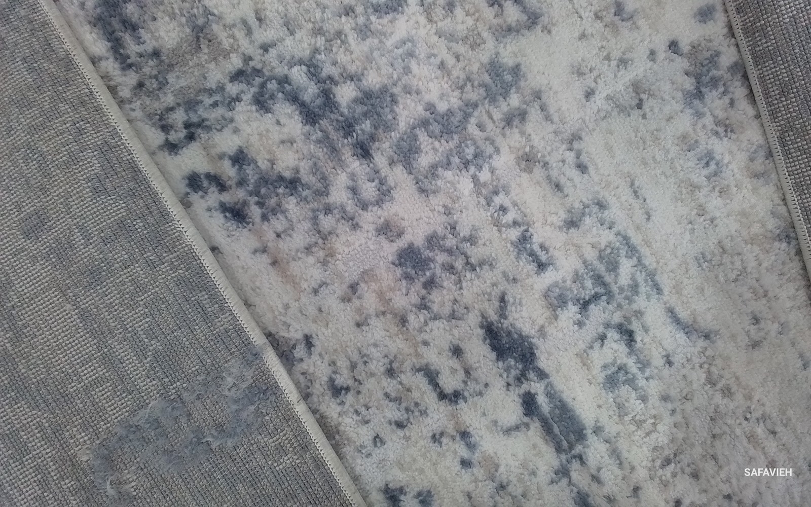 IVORY / BLUE 6′-0″ x 9′-0″ Back Stain Rug, Reduced Price 1172798786 ALA700A-6
