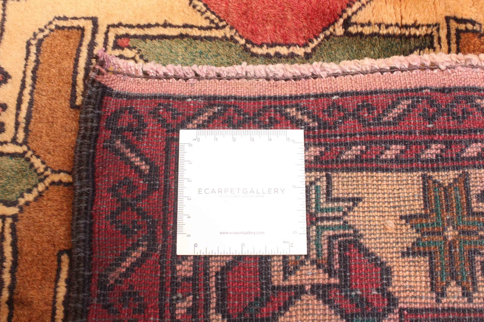 Vintage Hand-Knotted Area Rug 3’1″ x 5’2″ Traditional Oriental Wool Carpet