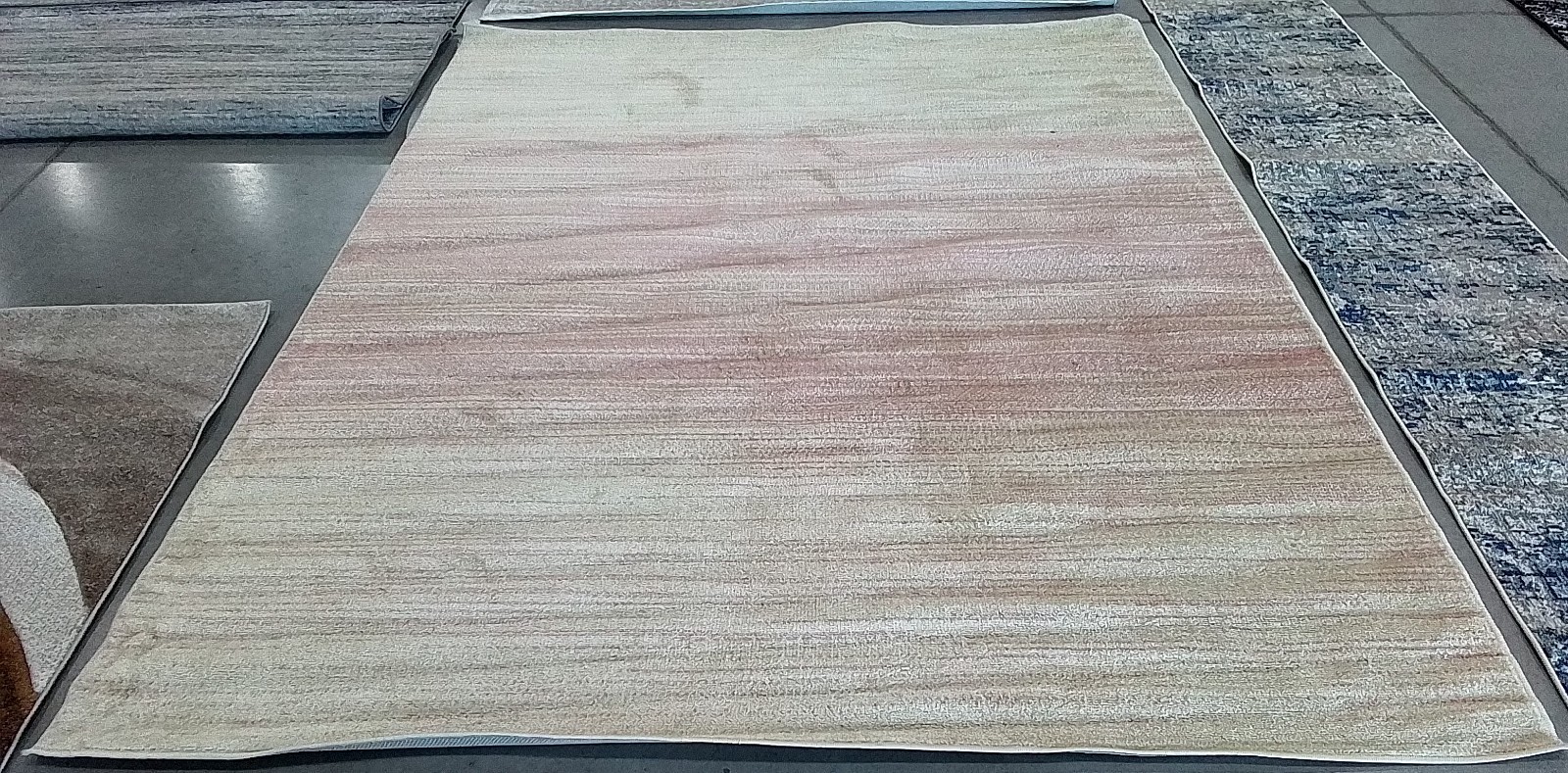 PINK / IVORY 8′-0″ x 10′-0″ Stained Rug, Reduced Price 1172775023 ADR142U-8