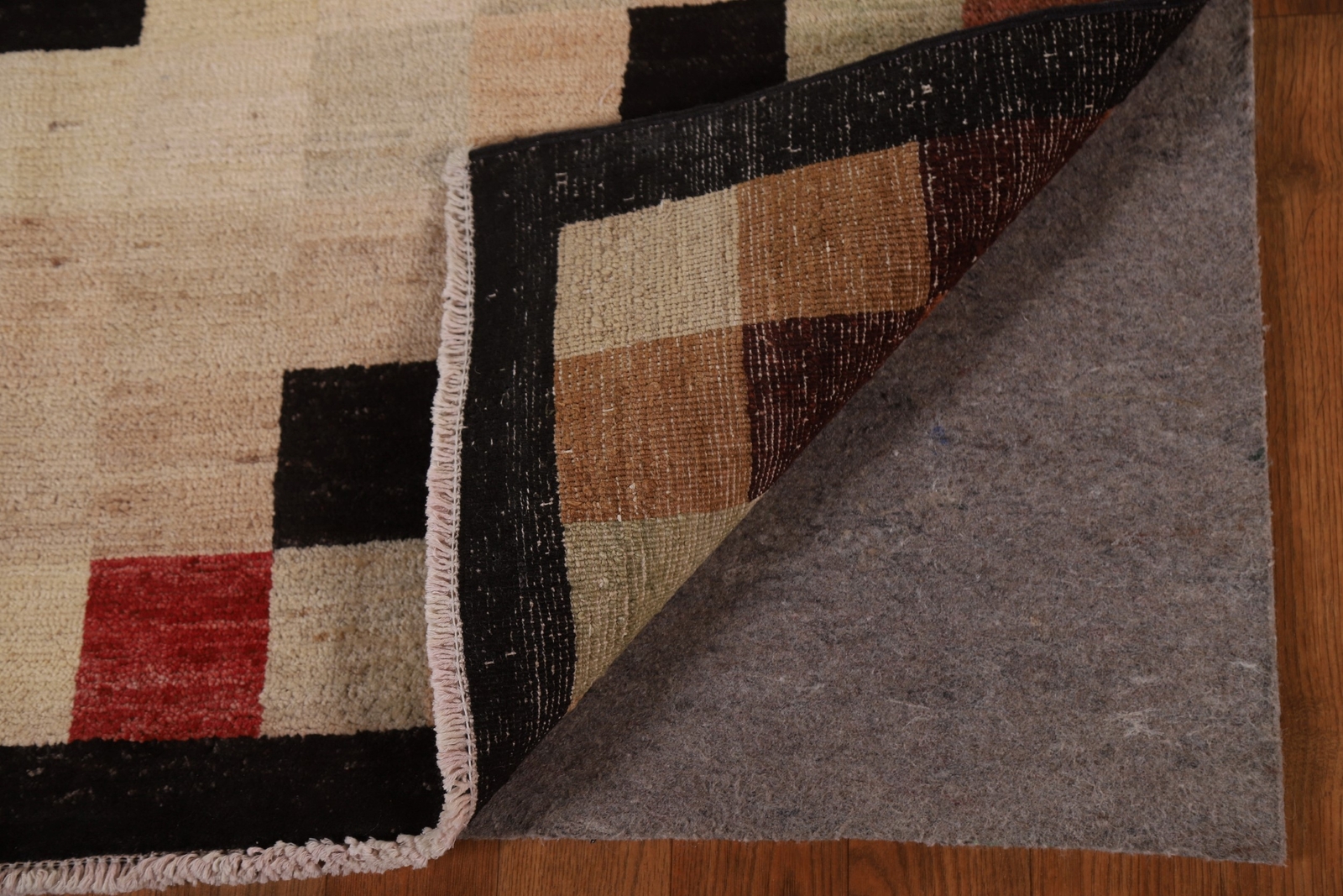 Modern Gabbeh Kashkoli Accent Rug Hand-made Wool Carpet 5×6 ft