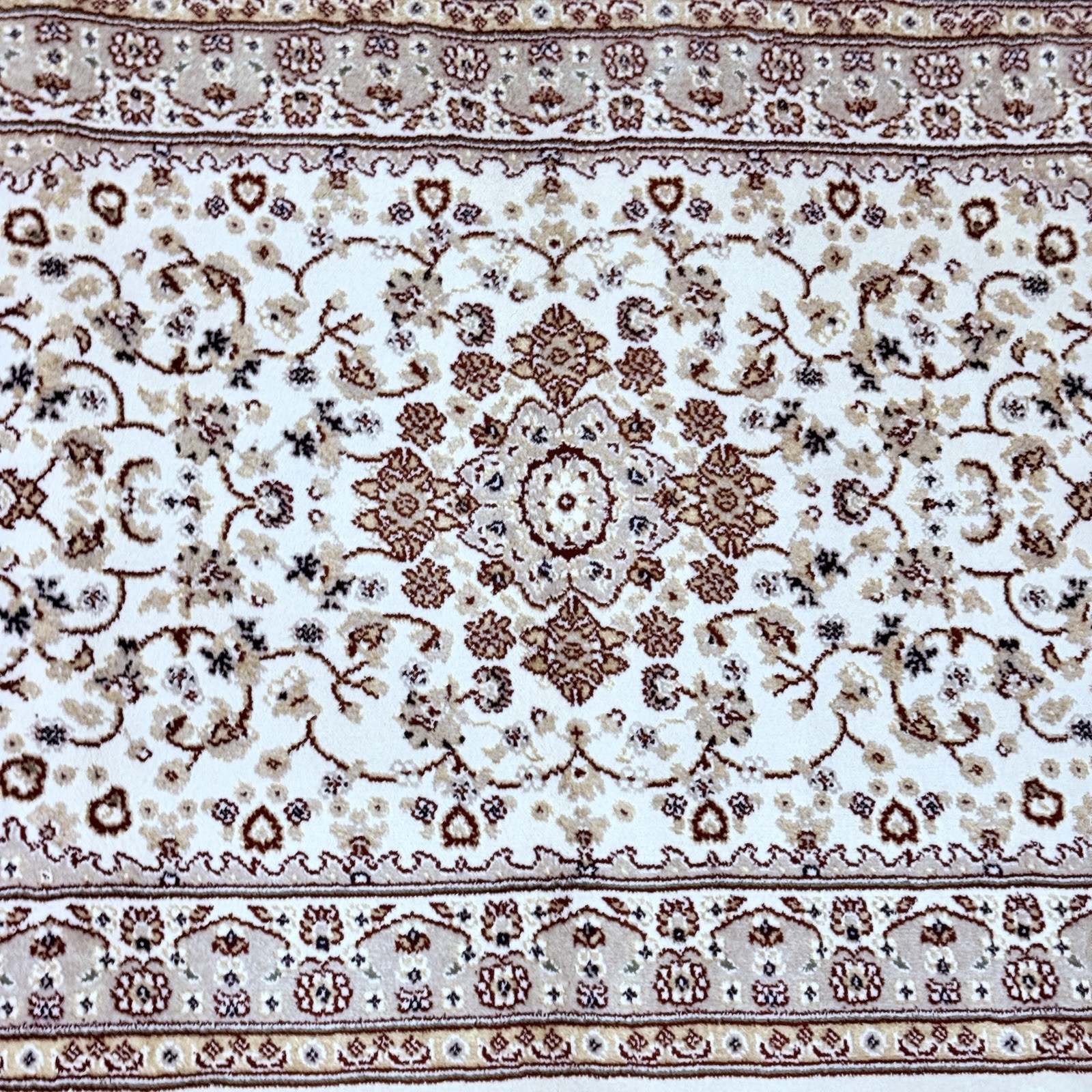 World Rug Gallery Botique Collection Cream Floral 27×43