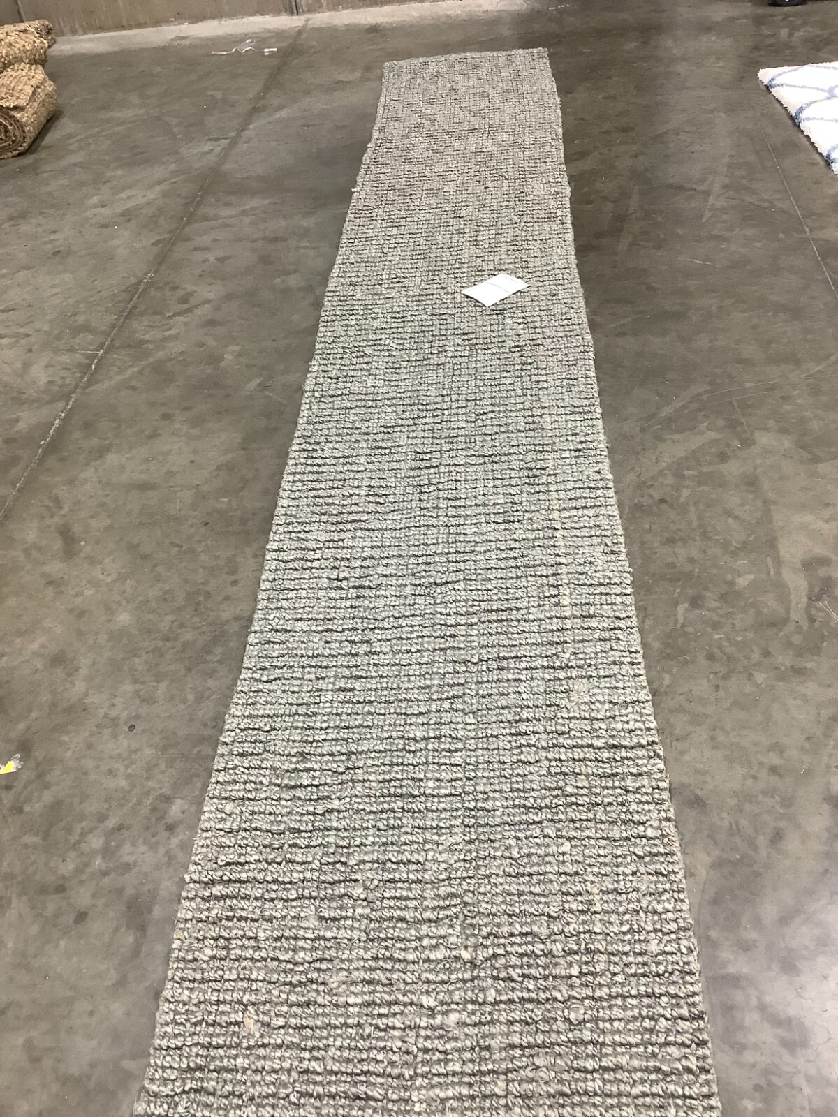 LIGHT GREY 2′-6″ x 22′-0″ Broken Thread Rug, Reduced Price 1172679476 NF447G-222
