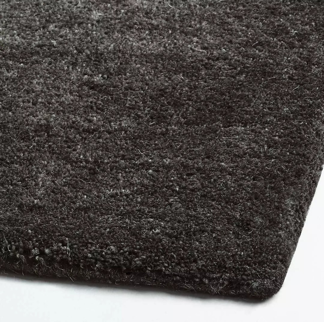 New Baxter Carbon Black Handmade Area Rug ,Home Decor Rug, Premium Quality Rug