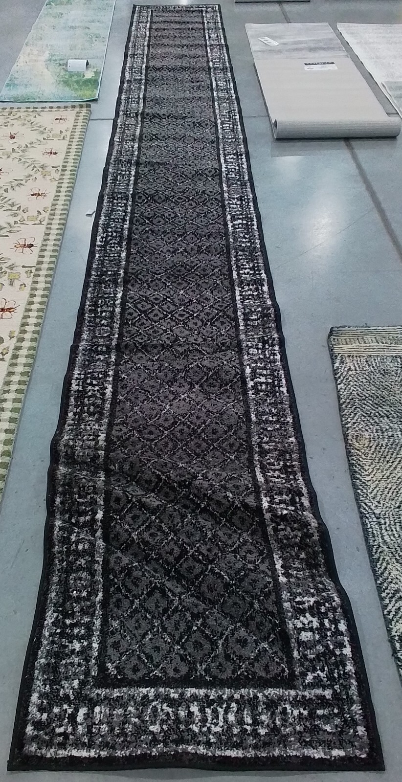 BLACK / SILVER 2′-6″ x 20′-0″ Flaw in Rug, Reduced Price 1172770764 ADR110A-220