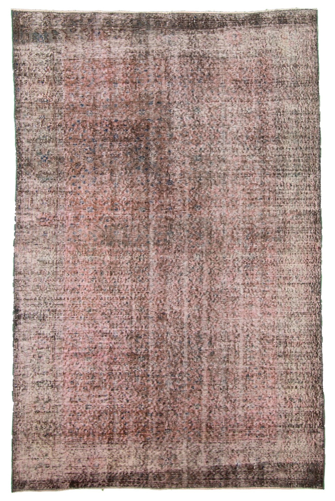 Vintage Hand-Knotted Area Rug 5’1″ x 8’2″ Traditional Wool Carpet