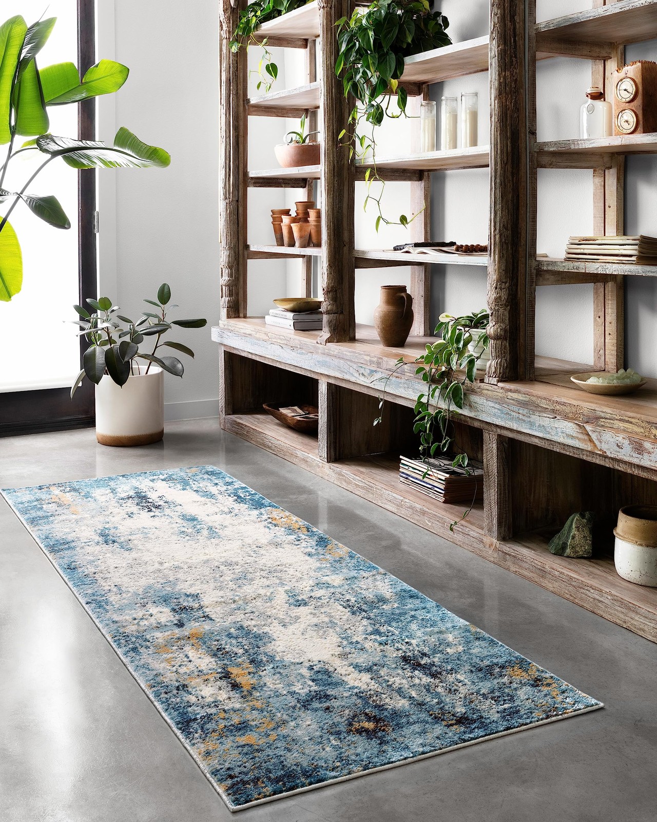 Loloi Alchemy Collection Alc-05 Denim/Ivory 3-4 X 5-7 Accent Rug