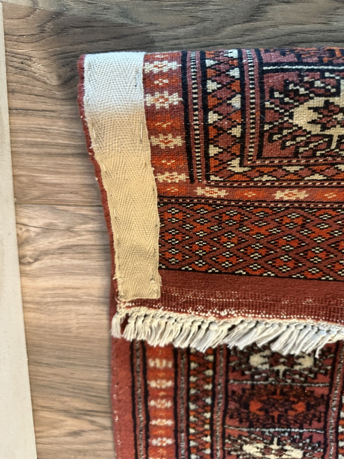 !!!!Hand Woven!! Wool Pile Tribal Jaldar Bokhara. Pakistani Rug !!Just Cleaned!!
