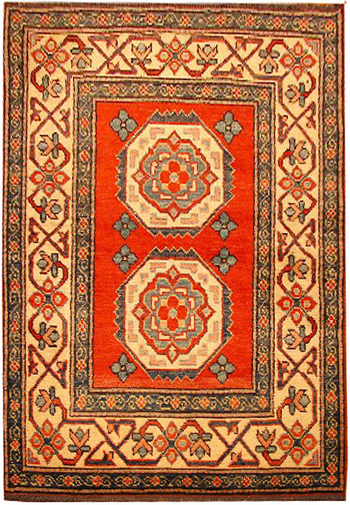 3′ x 4′ Red Kazak Rug 12953