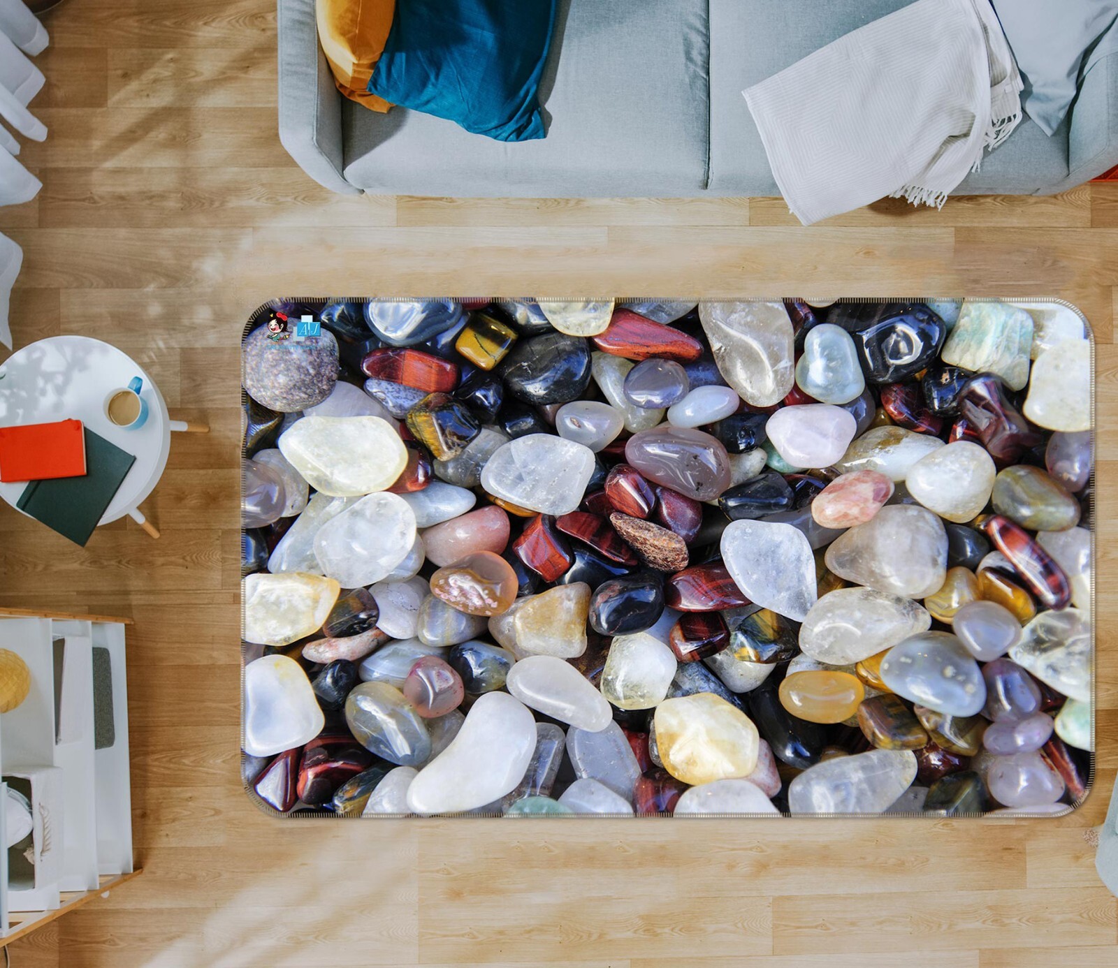 3D Jade Stones ZHUA3064 Game Non Slip Rug Mat Photo Carpet Vera 2023