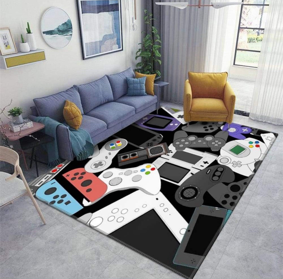 ZOANIML GAME CONTROLLER AREA RUG