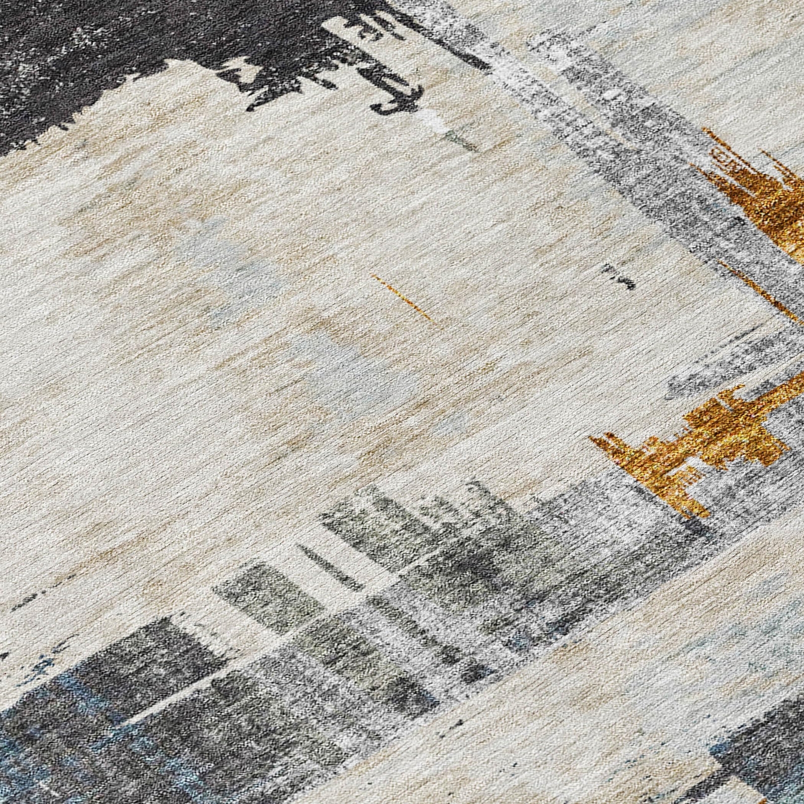 Addison Rugs Chantille ACN624 Charcoal 1’8″ x 2’6″ Indoor Outdoor Area Rug