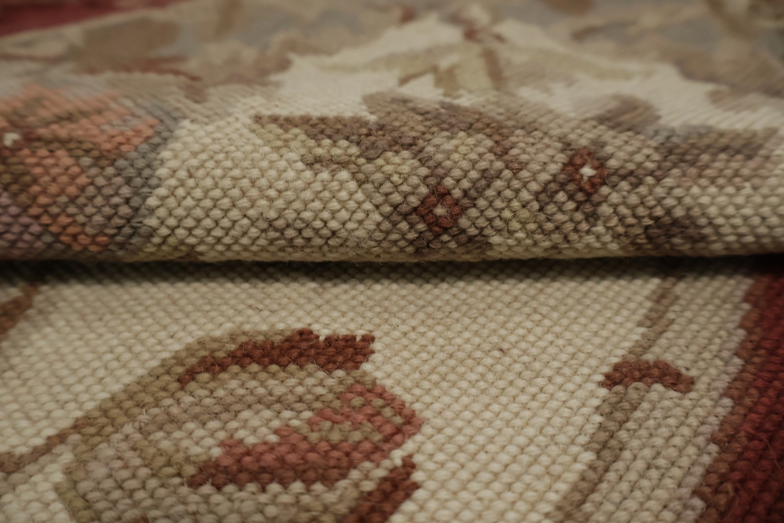 Aubusson Tapestries Chinese Rug 3×5 Classic Victorian Style Floral Accent Carpet