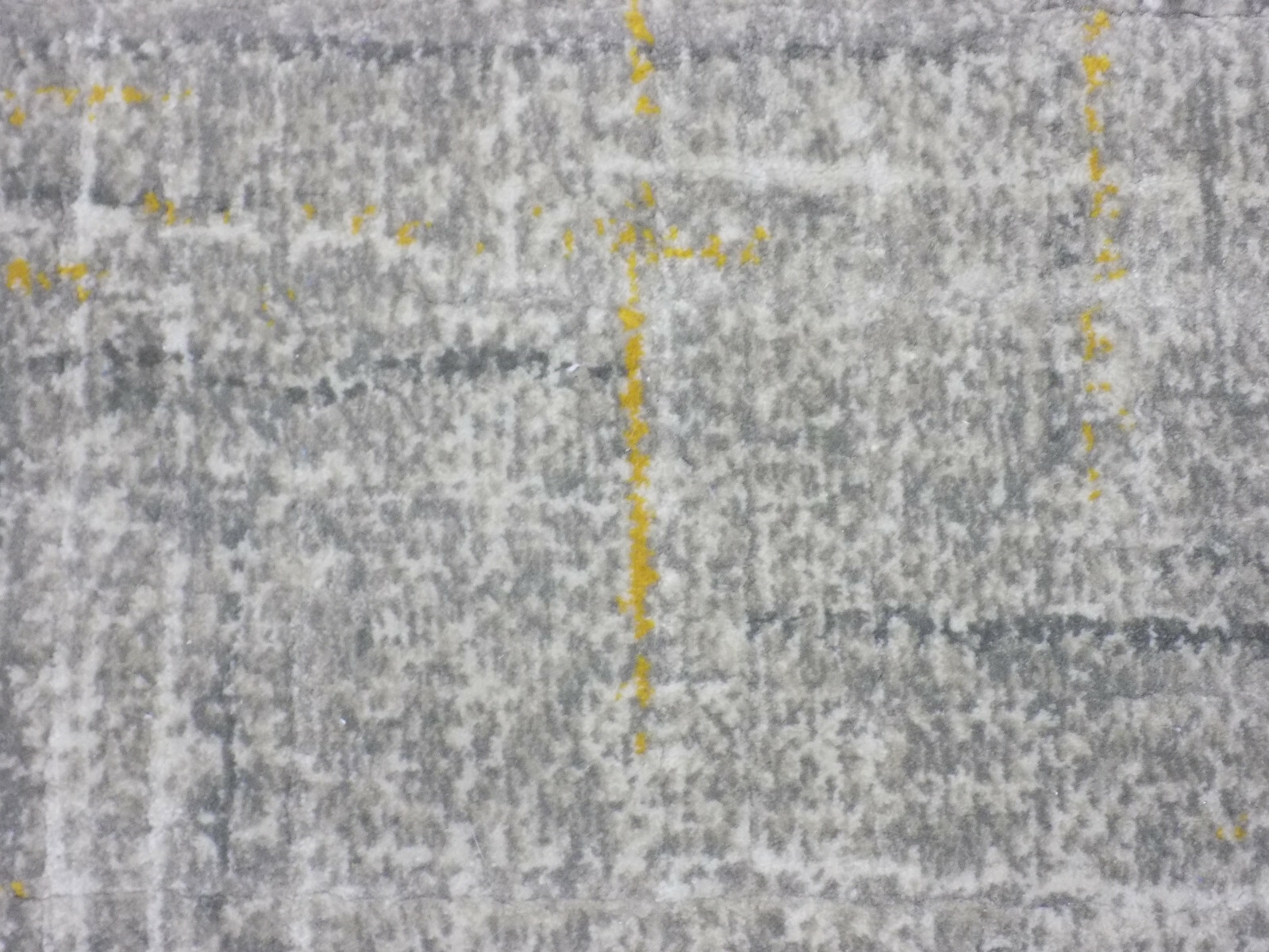 GREY / DARK GREY 2′-4″ X 9′ Damaged Rug Reduced Price 1172562396 PRL7680A-29