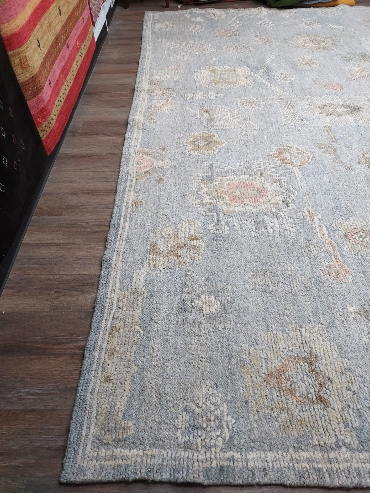 Turkish Bohemian Rug,Turkish Oushak Rug,Turkish Contemporary Oushak Rug,14×16 Ft