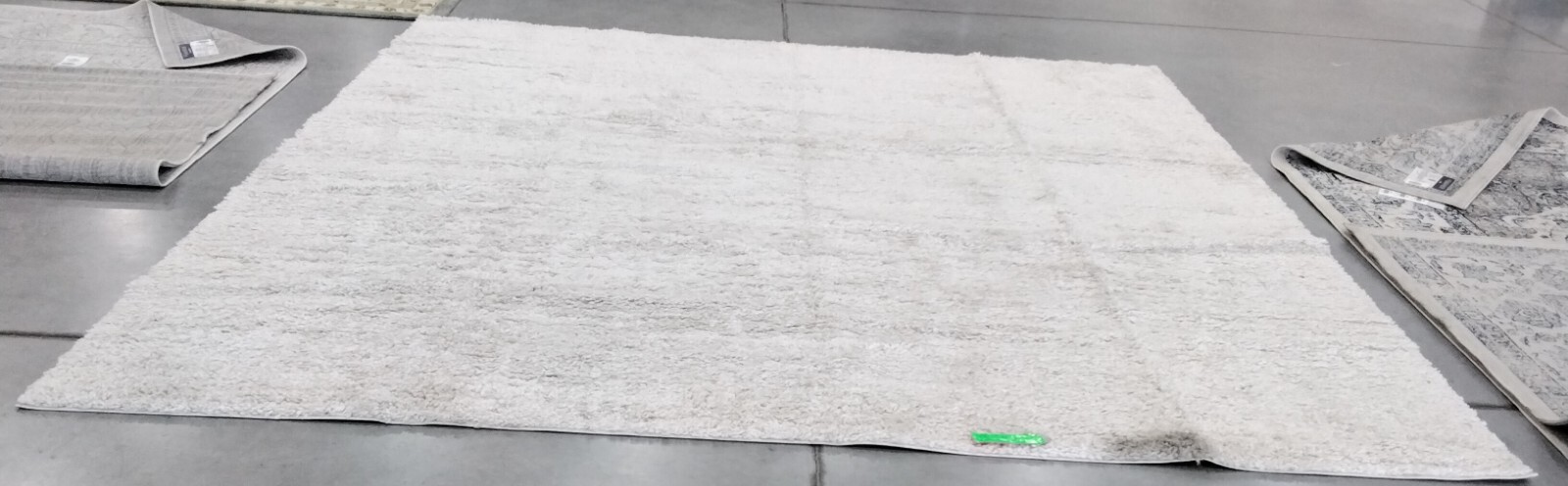 BEIGE 11′ X 11′ Square Stained Rug, Reduced Price 1172748605 AUG900D-11SQ