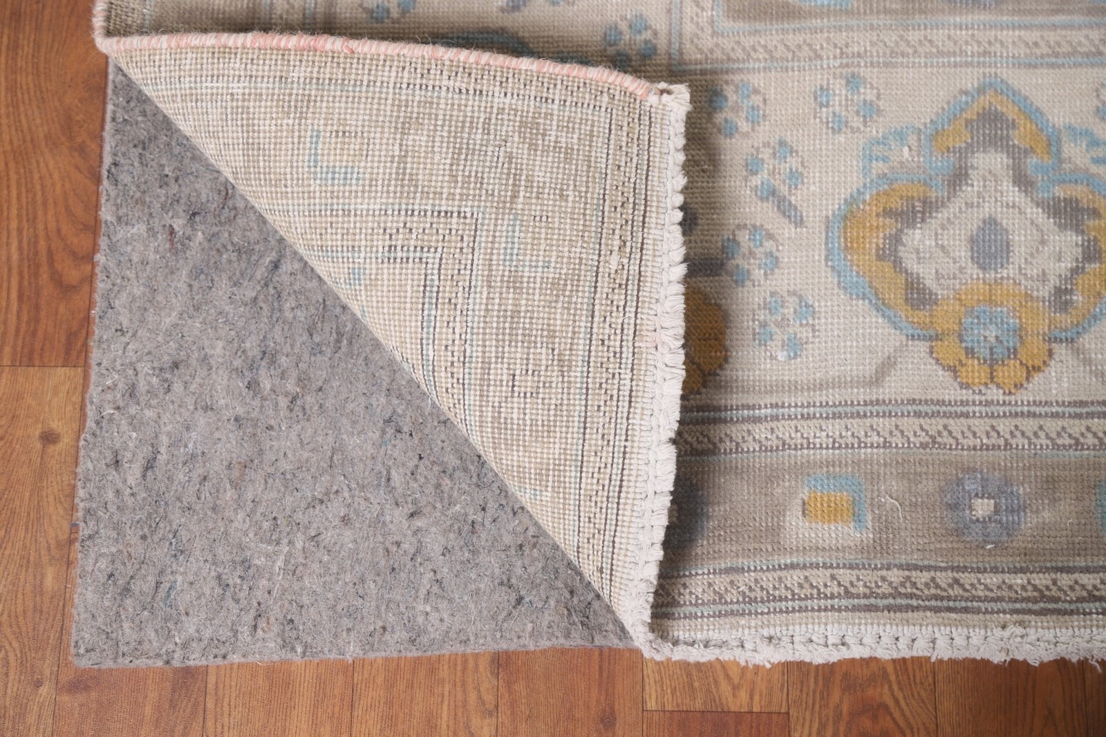 Gray Over-dyed Traditional Area Rug 10×13 Hand-knotted Wool for Living Room