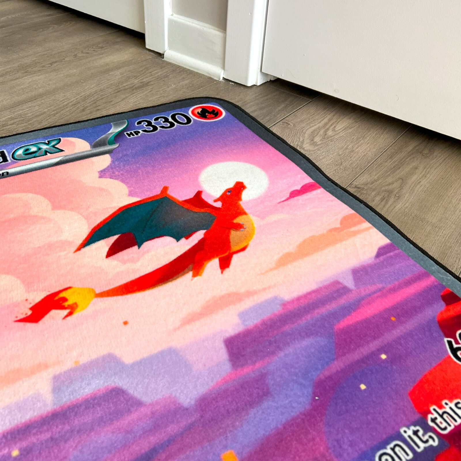 Anime Rug Pokemon Charizard Ex Soft Polyester Carpet
