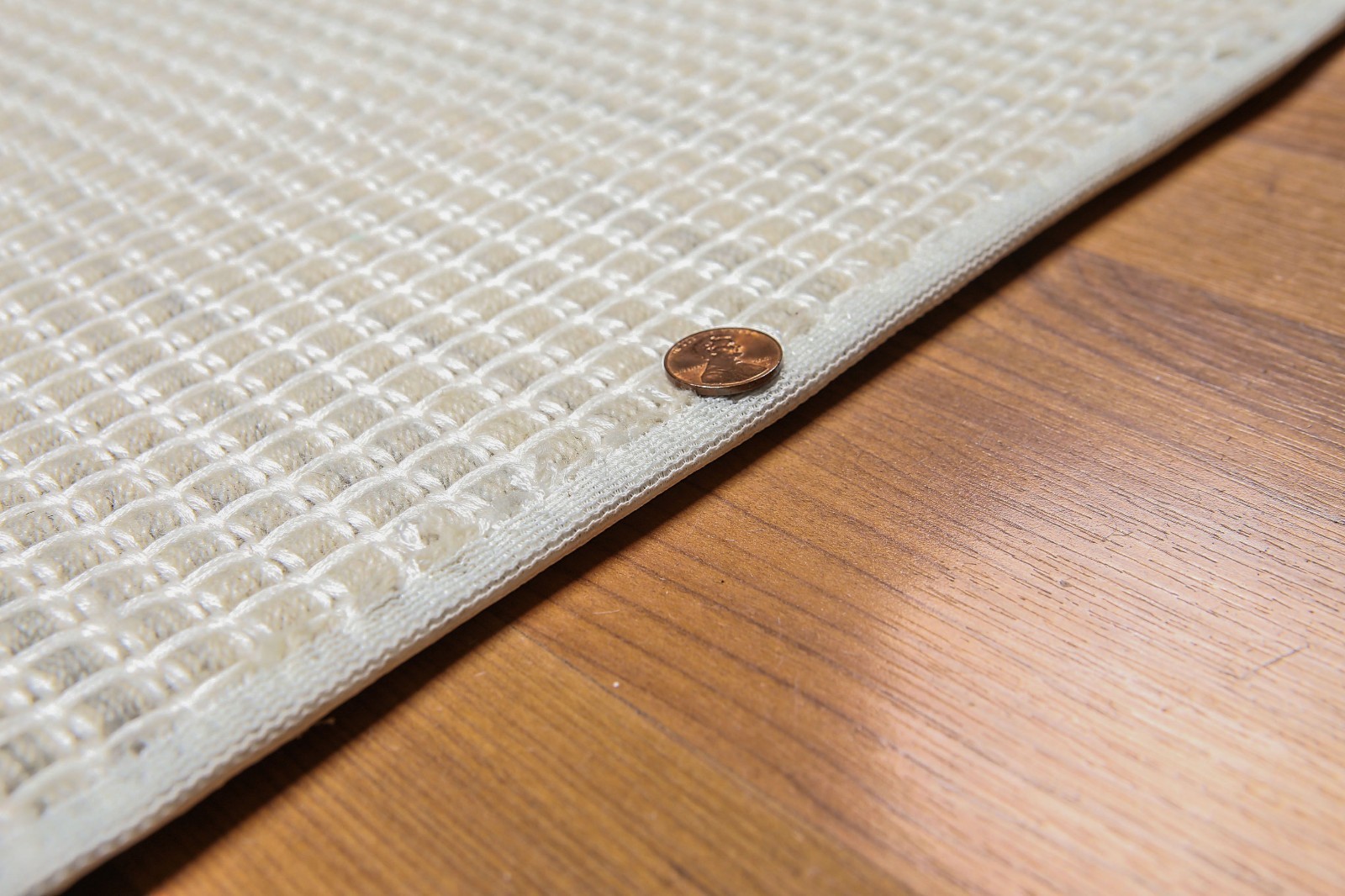 4′ x 6′ Handmade Textured Geometric 100% Wool Flat Pile Area Rug 4 x 6 Beige