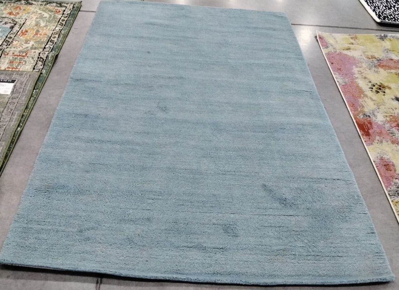 TURQUOISE 5′ X 8′ Flaw in Rug, Reduced Price 1172736306 HIM610A-5
