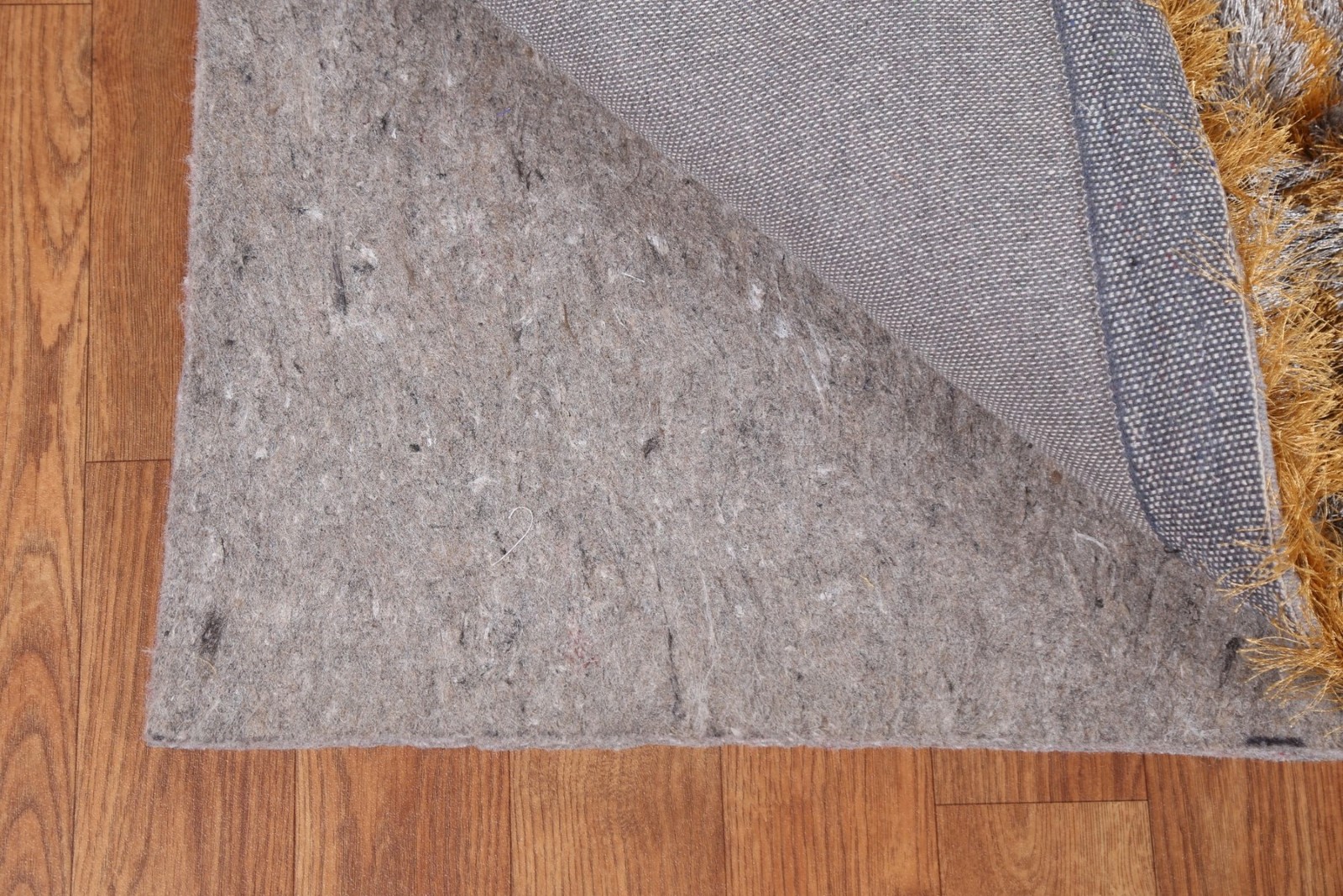 Striped Plush Shaggy Area Rug 5×8 Ft Hand-Tufted Oriental Modern Carpet