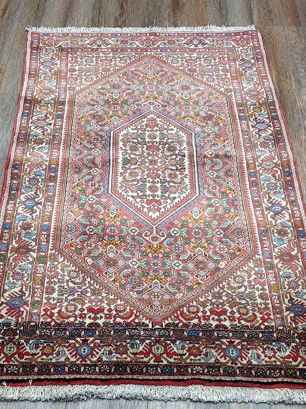 Turkish Silk&Wool Hand Made Bohemian Royal Classic Design, Turkish Rug 3×4.5 Ft