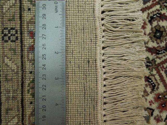 8×11′ Tabriiz Mahii India Handmade Wool & Silk Rug #PIX- 16778A