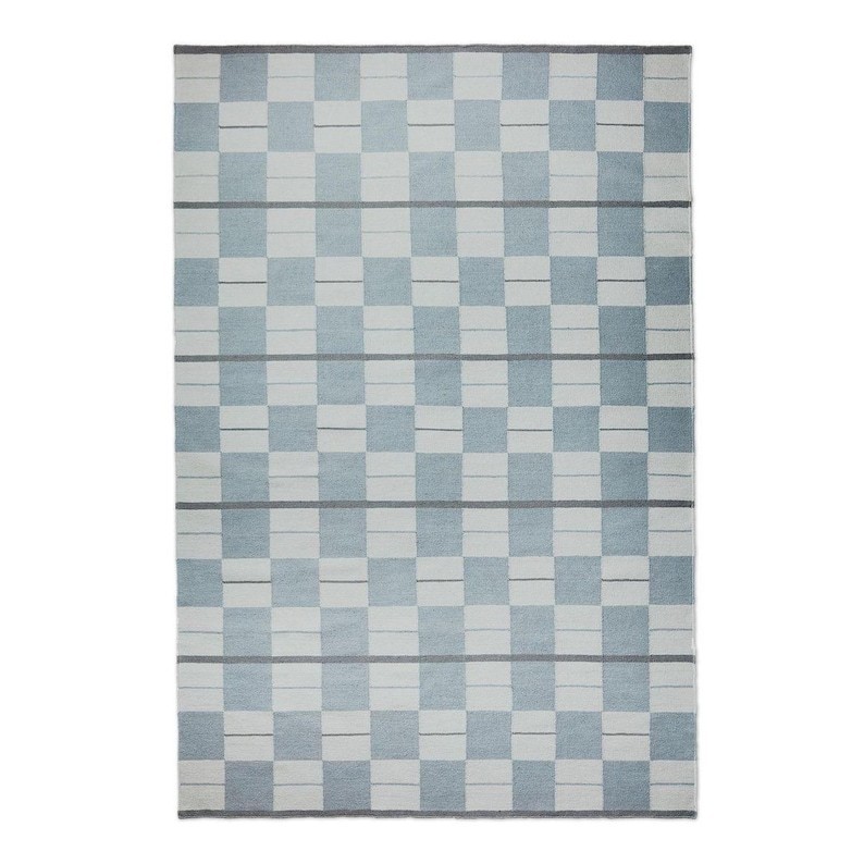 Antique Scandinavian Swedish Kilim Tile Handmade Flat weave Boho Large Area Rug
