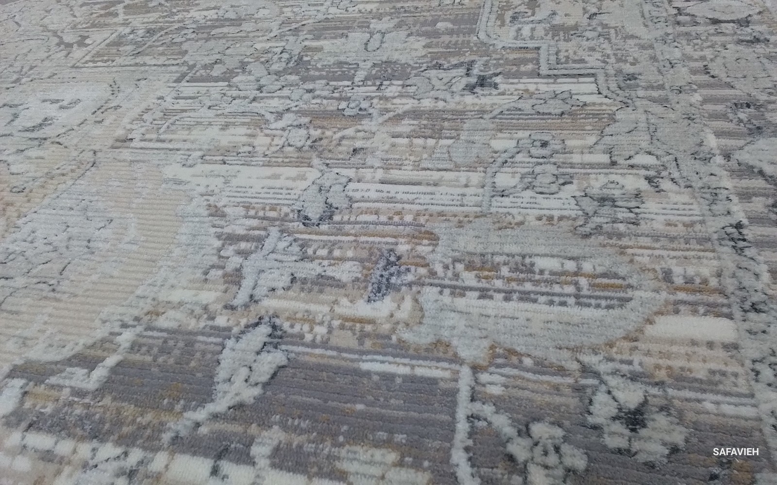 GREY / BEIGE 8′-0″ x 10′-0″ Stained Rug, Reduced Price 1172800185 MSR8936B-8
