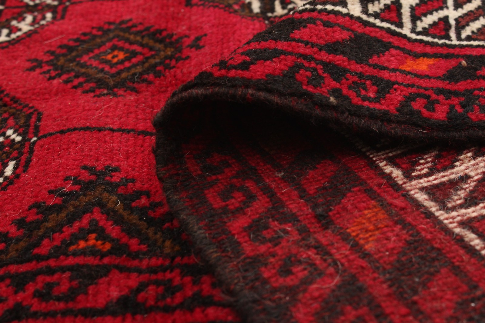 Traditional Red Hand-knotted Oriental Carpet 4’0″ x 5’10” Wool Area Rug