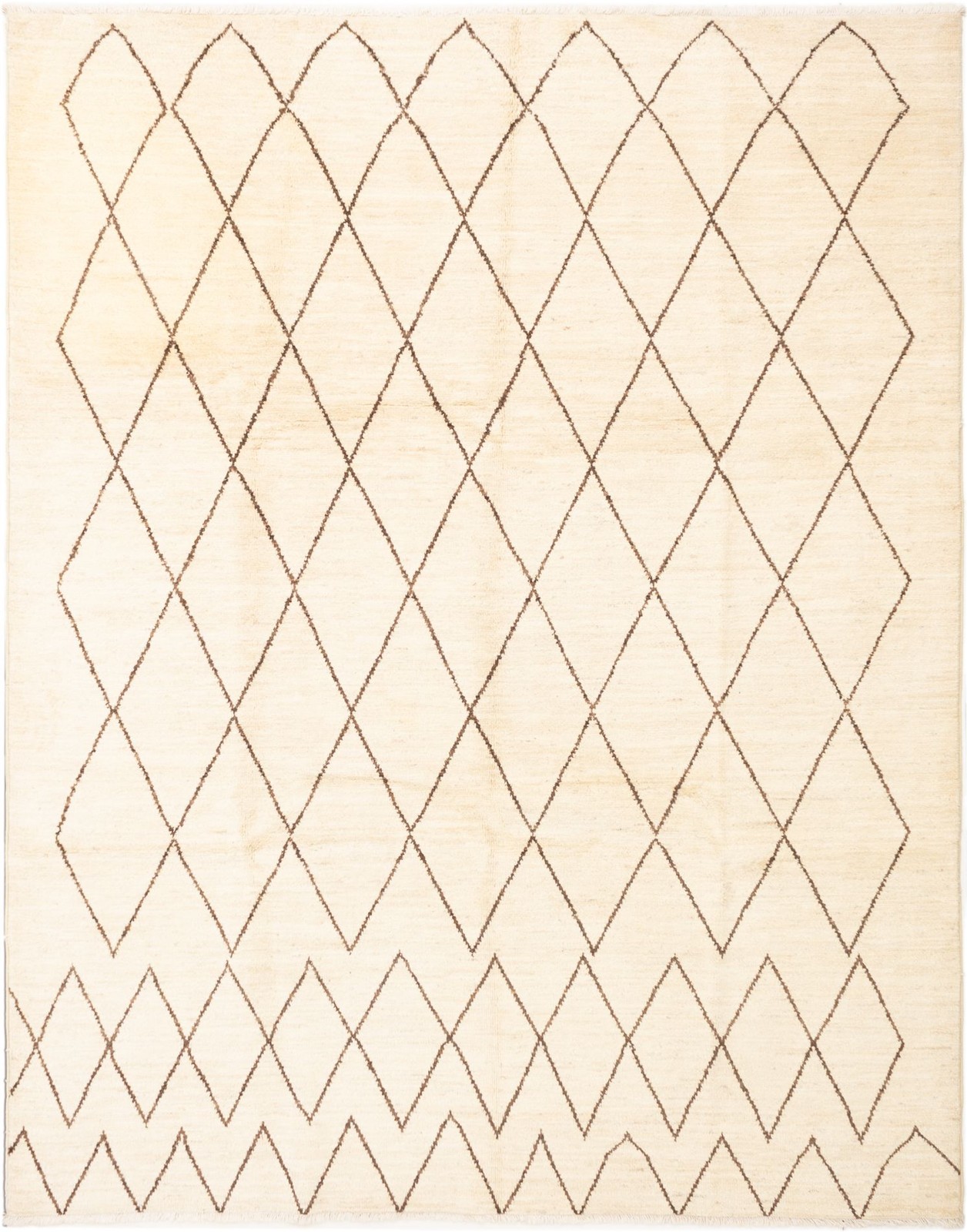 Hand Knotted Area Rug 9’1″ x 11’6″ Traditional Oriental Wool Carpet