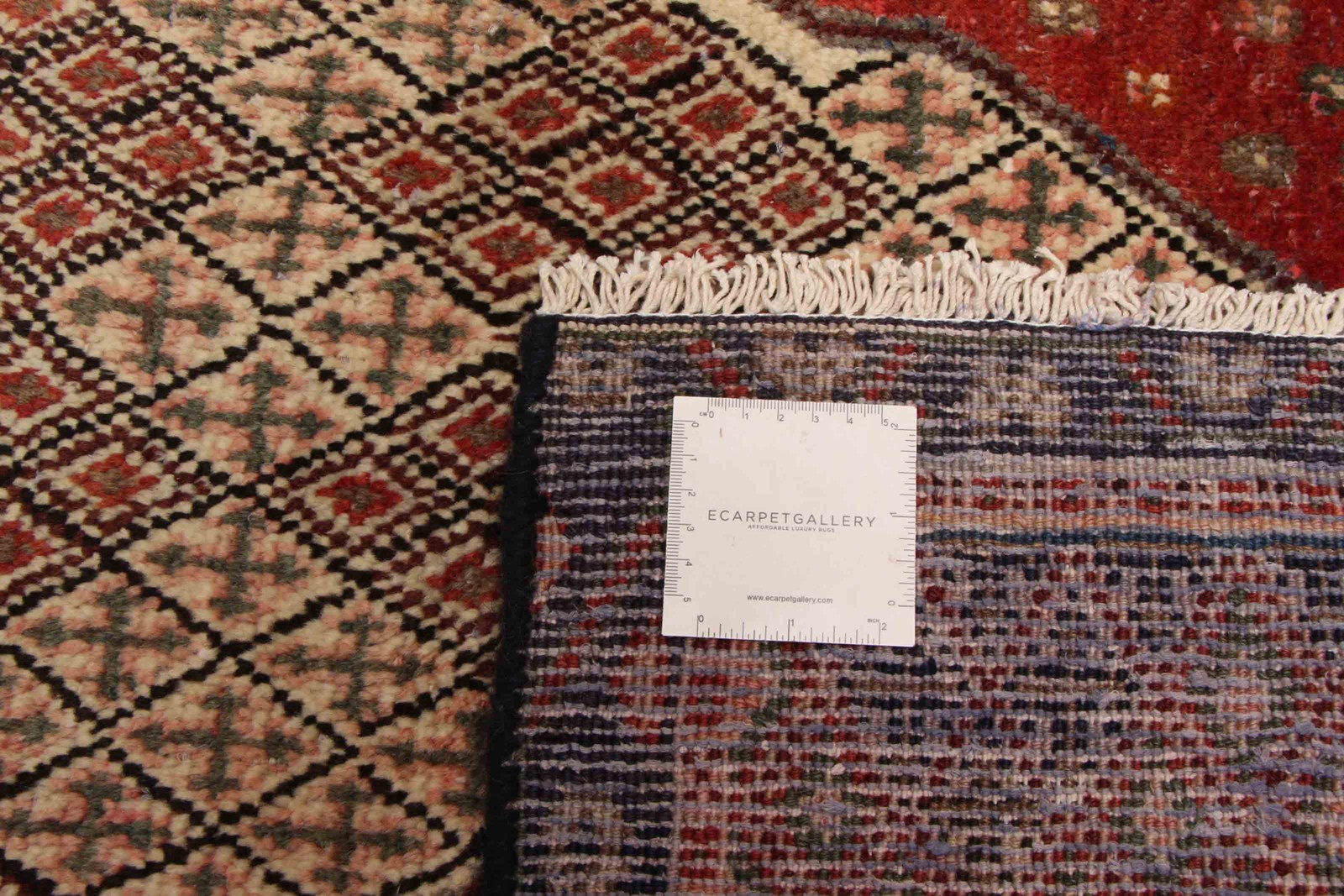 Vintage 3’11” x 5’7″ Traditional Hand Knotted Vegetable Dye Wool Area Rug