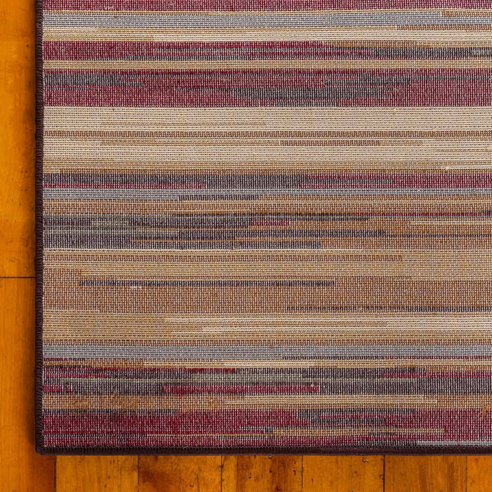 Unique Loom Barista Collection Area Rug – 5 1 X 8 Rectangle Beige/Brown