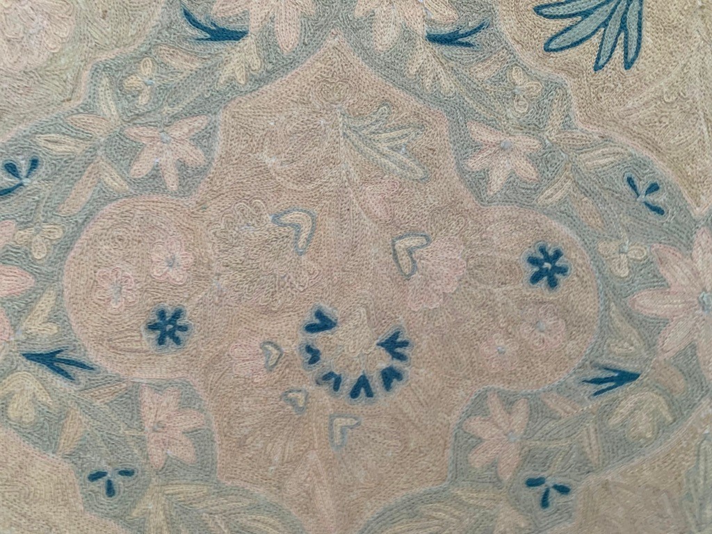 Vintage French Style Handmade Aubusson Needlepoint Area Rug 3×5 ft Free Ship