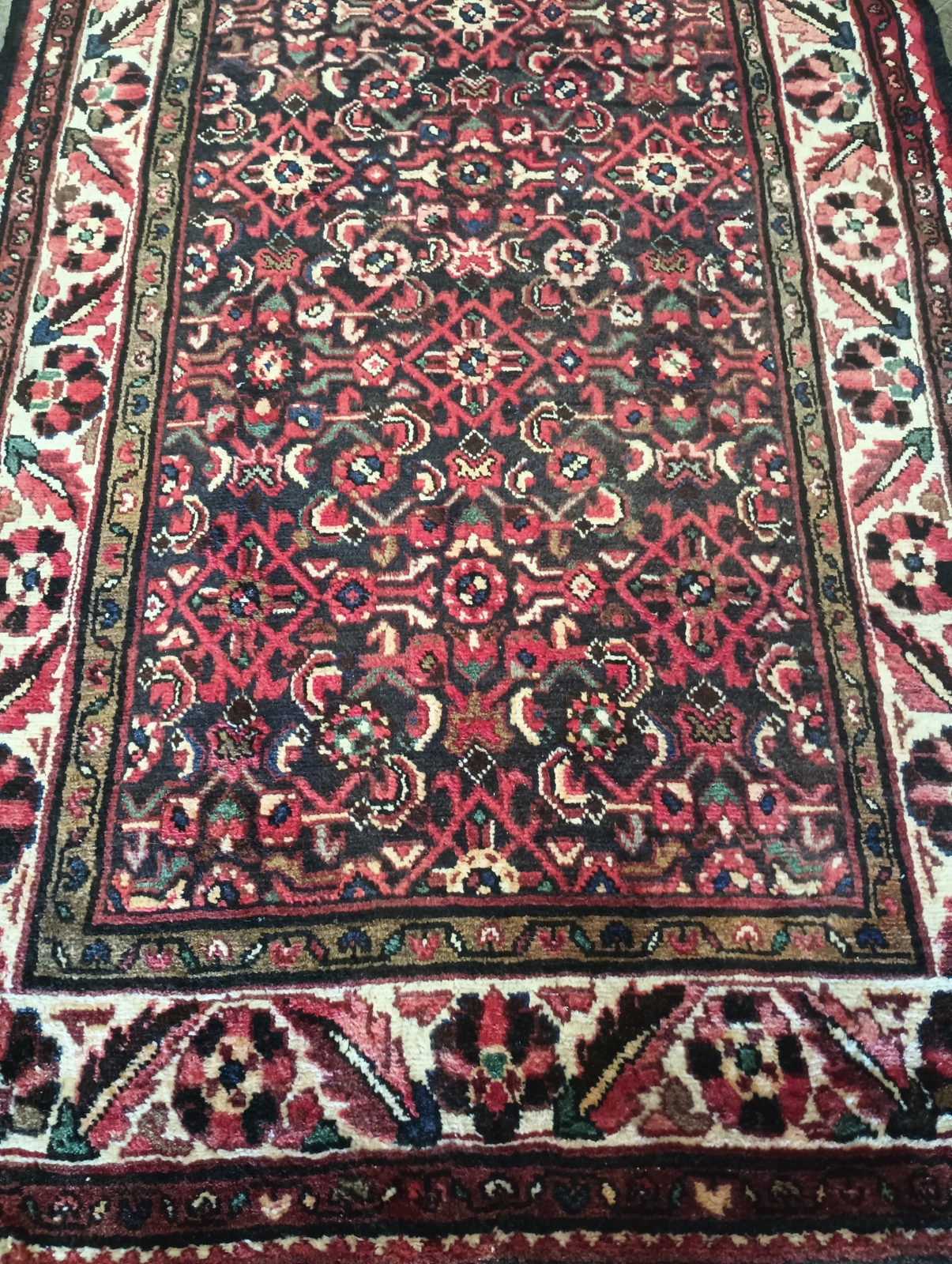 4′ x 17′ Perssian WIDE LONG Handmade RUNNER #F-6121