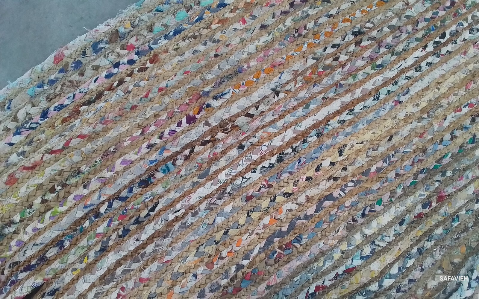 BEIGE MULTI 8′-0″ x 10′-0″ Broken Thread Rug, Reduced Price 1172773930 CAP202B-8