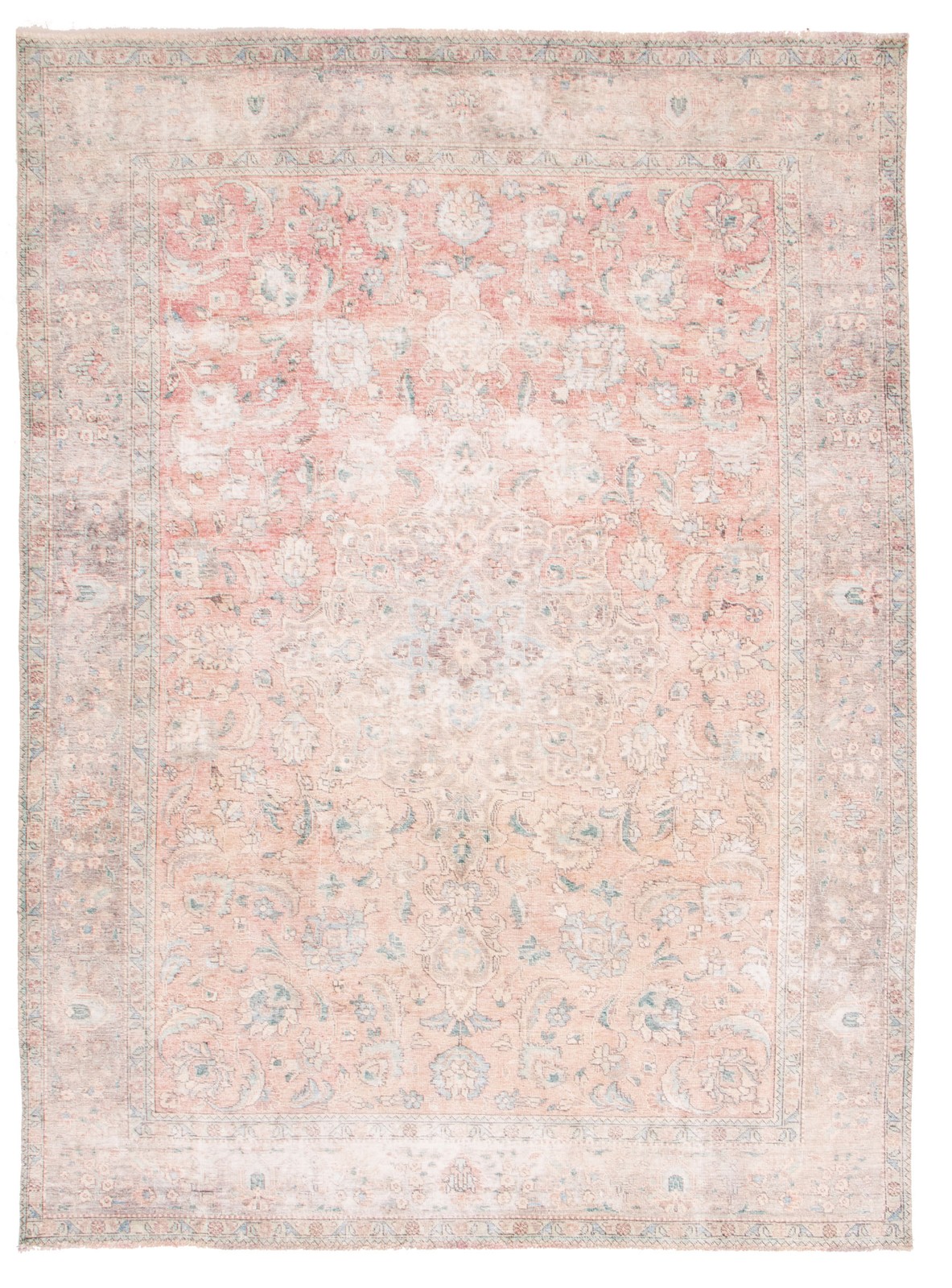 Hand Knotted Area Rug 8’0″ x 11’1″ Traditional Oriental Wool Carpet