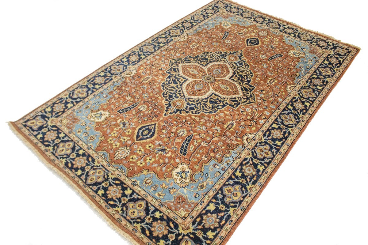 Serapi Oriental Rug Handmade Wool Farmhouse Decor Carpet Vintage Style 5X8 ft