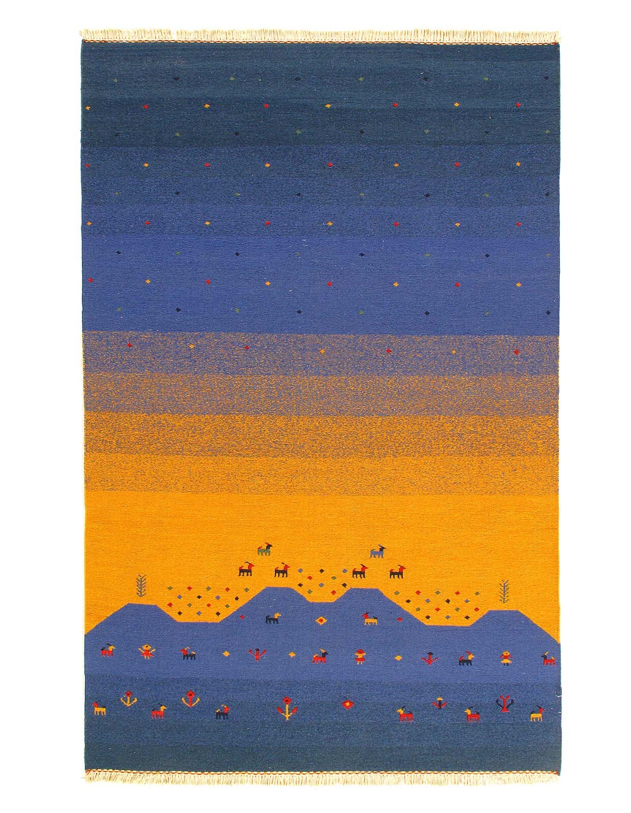 Flat Weave hand Knotted Sumak 6′ X 8’11”